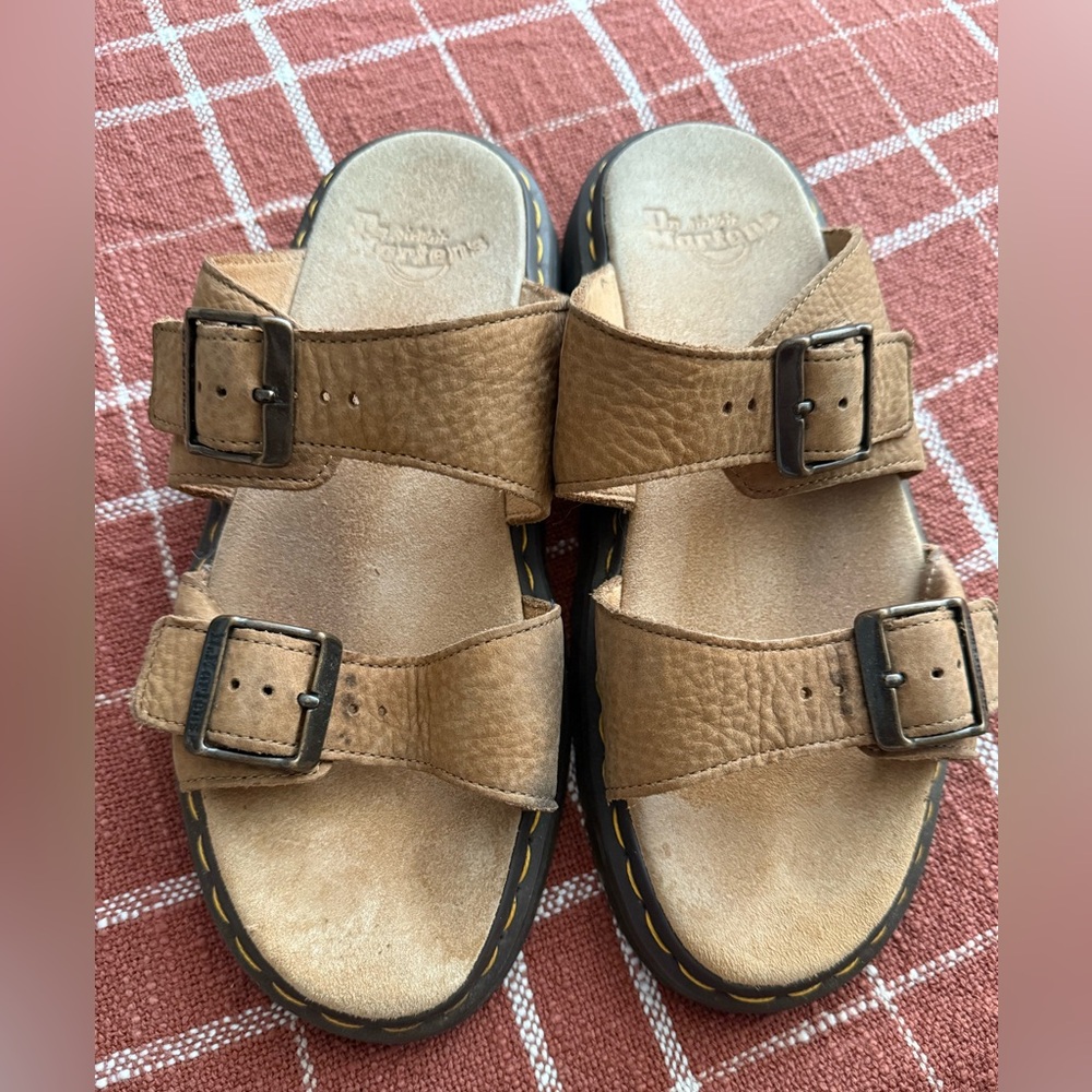 Dr. Martens Josef Slide Sandal - Savannah Tan Size 10 Women
